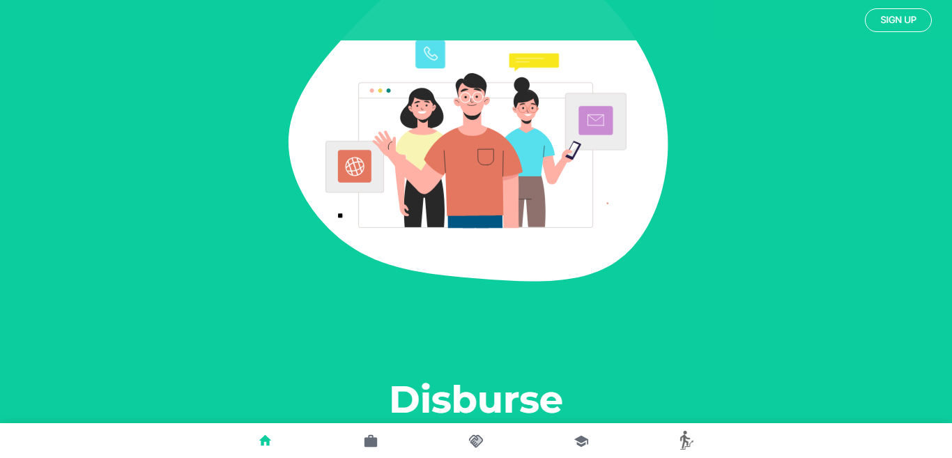 Disburse